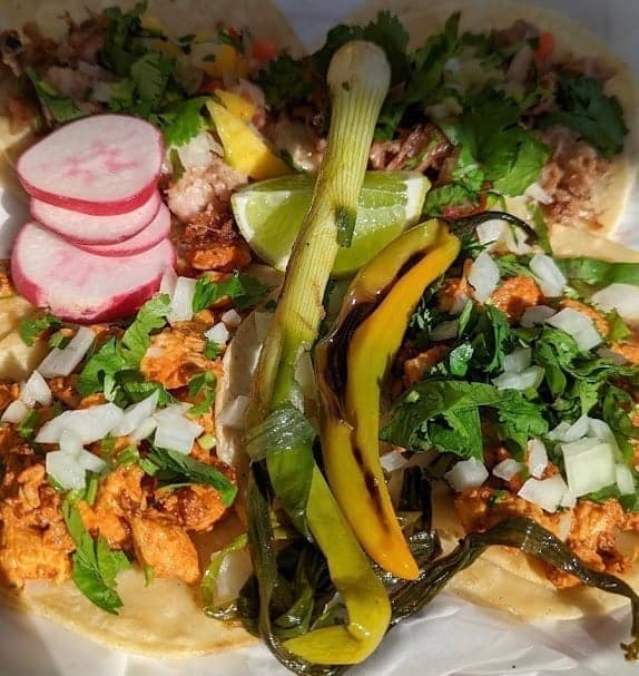 Thursday, 3 asada tacos for $9. Second order 1/2 price.